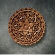 Orientalny panel - Kwiat Lotosu Mandala - rzeźba Bali, 40 cm