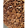 Orientalny panel - Kwiat Lotosu Mandala - rzeźba Bali, 40 cm