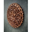 Oriental wall panel - Lotus Flower Mandala - Bali sculpture, 40 cm