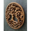 Oriental wall panel - Tree of Life - Bali sculpture, 40 cm