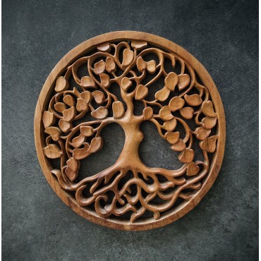 Oriental wall panel - Tree...