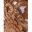 Oriental wall panel - Lotus Flower Mandala - Bali sculpture, 100 cm