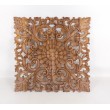 Oriental wall panel - Lotus Flower Mandala - Bali sculpture, 100 cm