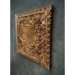 Oriental wall panel - Lotus Flower - Bali sculpture, 50 cm