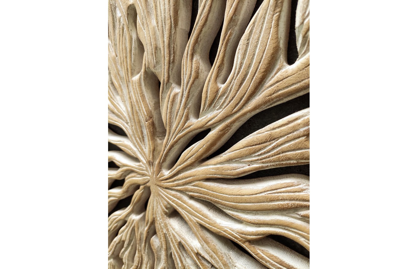 Orientalny panel z drewna Suar Bali, 60 cm