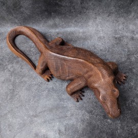 Hand-carved dragon - Bali sculpture, 80 cm