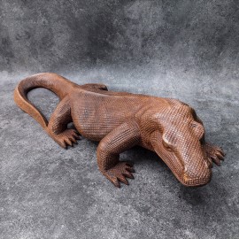 Waran z Komodo - rzeźba Bali, 80 cm