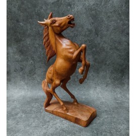 Sculpture horse, sono wood 50cm