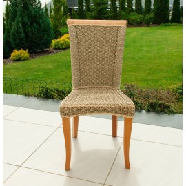 Rattan Chair, Teak