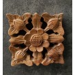 Oriental wall panel - Flower - Bali sculpture, 10 cm