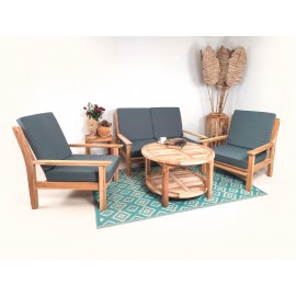 Erega I - a teak wood set of garden furniture