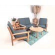 Erega I - a teak wood set of garden furniture