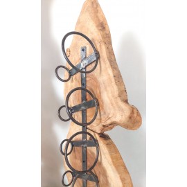 Wine rack 8 bottles - Suar