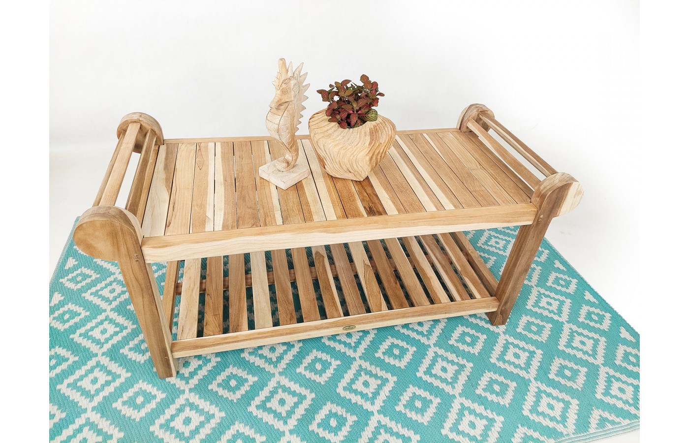 Garden table from the Tirawa series, teakwood