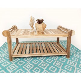 Garden table from the Tirawa series, teakwood