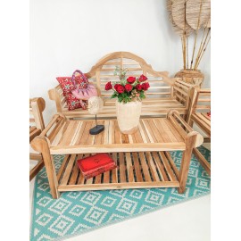 Garden table from the Tirawa series, teakwood