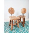 Rustic chair made of  Suar wood