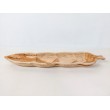 Long fruit bowl, teak root