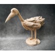 Bird - teak wood carving