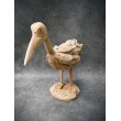 Bird - teak wood carving