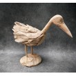 Bird - teak wood carving