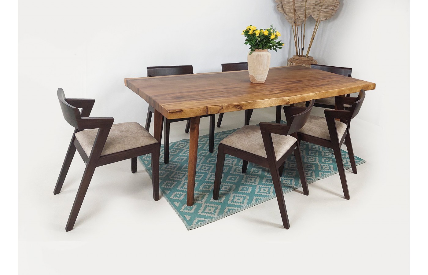 Suar Wood Dining Table 240/100