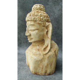Budda - Ręcznie rzeźbiona figura Buddy, 63 teak