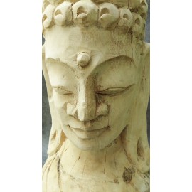 Budda - Ręcznie rzeźbiona figura Buddy, 75 teak