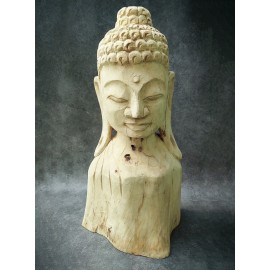 Budda - Ręcznie rzeźbiona figura Buddy, 81 teak