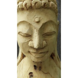 Budda - Ręcznie rzeźbiona figura Buddy, 81 teak
