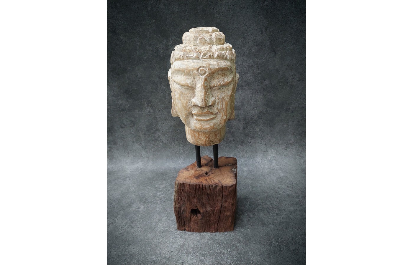 Budda - Ręcznie rzeźbiona Głowa Buddy Budda - Ręcznie rzeźbiona Głowa Buddy