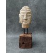 Budda - Ręcznie rzeźbiona Głowa Buddy