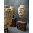 Hand carved in teak wood, Buddha head