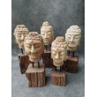 Budda - Ręcznie rzeźbiona Głowa Buddy