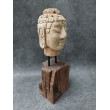 Budda - Ręcznie rzeźbiona Głowa Buddy