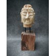 Hand carved in teak wood, Buddha head