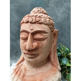 Budda - Ręcznie rzeźbiona figura Buddy, 60 teak