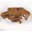 Raw teak root console