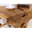 Raw teak root console