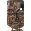 Sculpture "Face", recovered wood teak