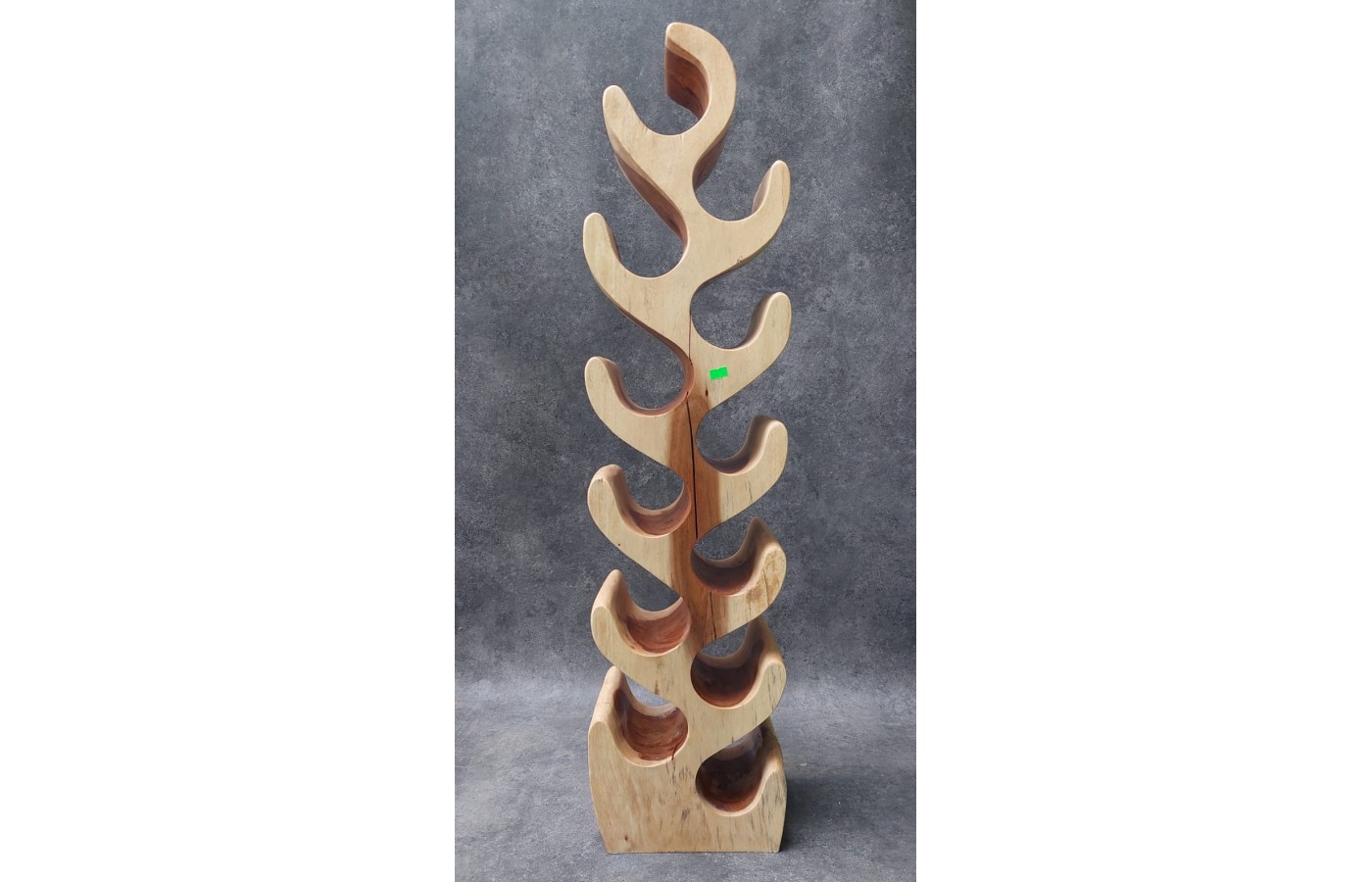 OUTLET Original stand for 12 bottles of wine - Suar wood