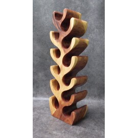 Original Wine Rack 12 Bottle, Solid Suar Wood