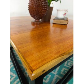 Coffee table made of Mindi wood