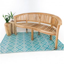 Banana Rongo bench, Teak