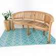 Banana Rongo bench, Teak