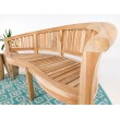 Banana Rongo bench, Teak