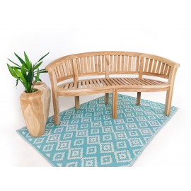 Banana Rongo bench, Teak