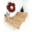 Double deck sun lounger, teak