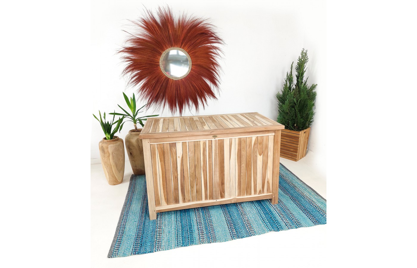 Garden box, teak