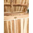 Garden box, teak